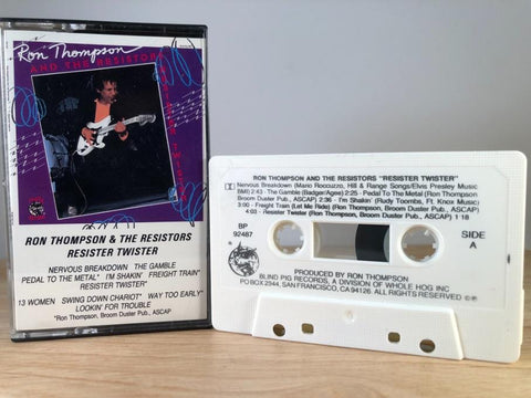 RON THOMPSON & THE RESISTORS - resister twister - CASSETTE TAPE