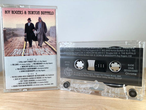 ROY ROGERS & NORTON BUFFALO - travelin' tracks - CASSETTE TAPE
