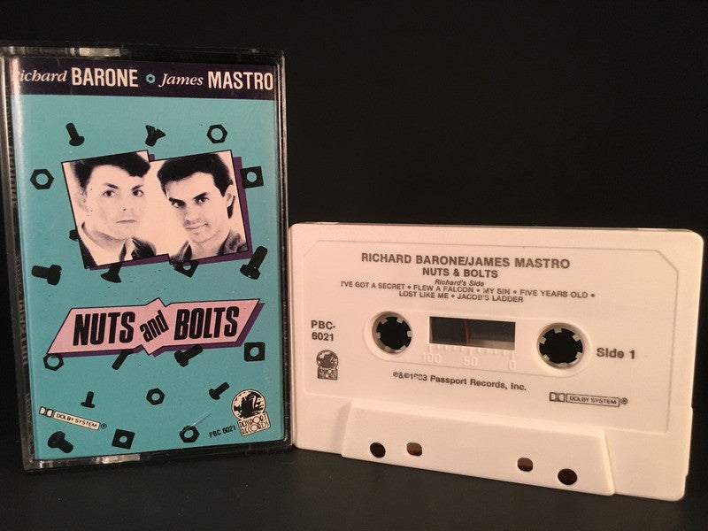 RICHARD BARONE JAMES MASTRO - nuts & bolts - CASSETTE TAPE