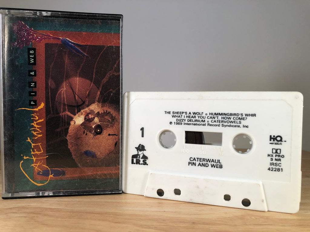 CATERWAUL - pin and web - CASSETTE TAPE