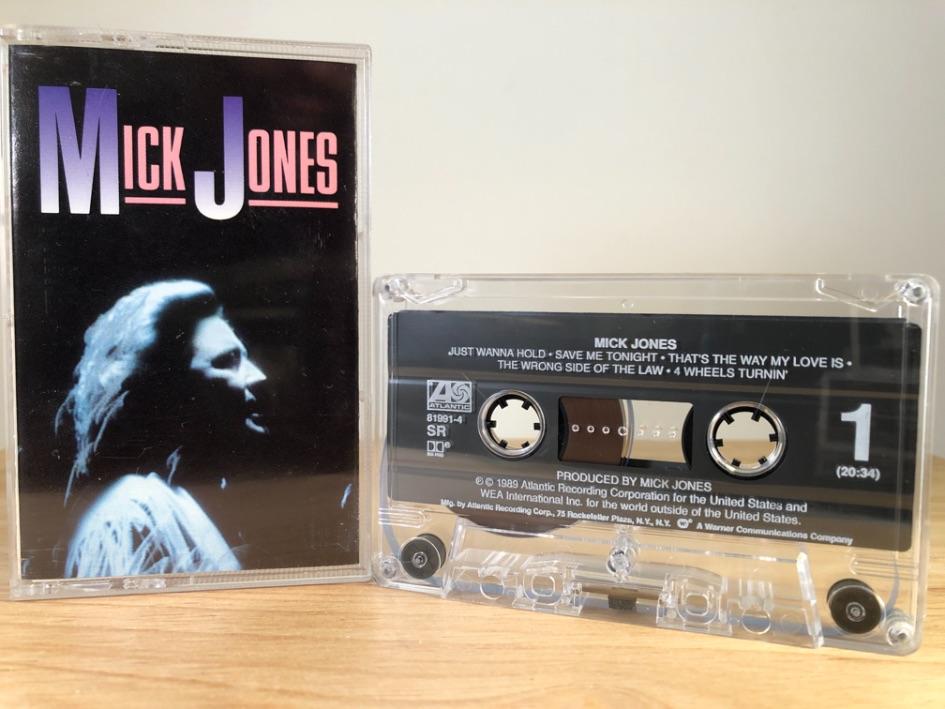 MICK JONES - s/t - CASSETTE TAPE
