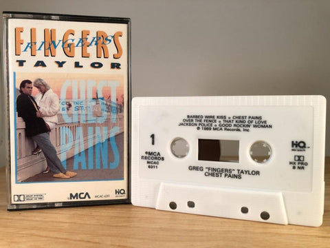 GREG FINGERS TAYLOR - chest pains - CASSETTE TAPE
