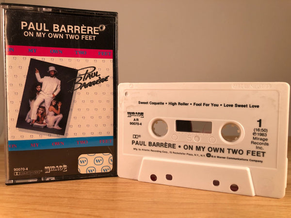 PAUL BARRERE - on my own two feet - CASSETTE TAPE – TAPEHEAD CITY