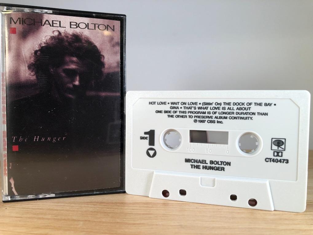 MICHAEL BOLTON - the hunger - CASSETTE TAPE