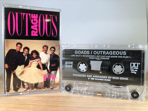 THE GOADS - outrageous - CASSETTE TAPE