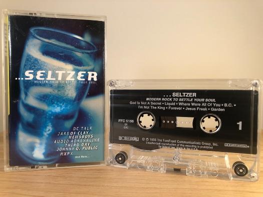 …SELTZER ‘MODERN ROCK TO SETTLE YOUR SOUL- various artists - CASSETTE TAPE