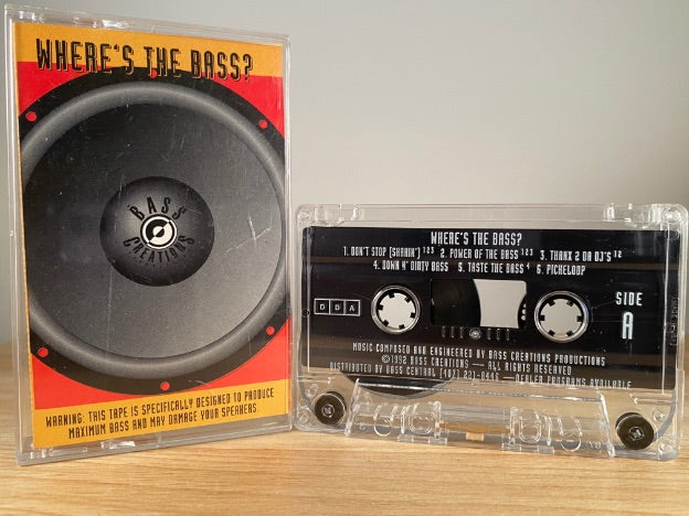 WHERE’S THE BASS? - s/t - CASSETTE TAPE