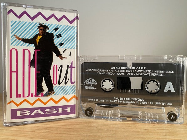 A.D.E. - AN ALL OUT BASH - CASSETTE TAPE