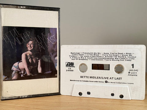 BETTE MIDLER - live at last - CASSETTE TAPE