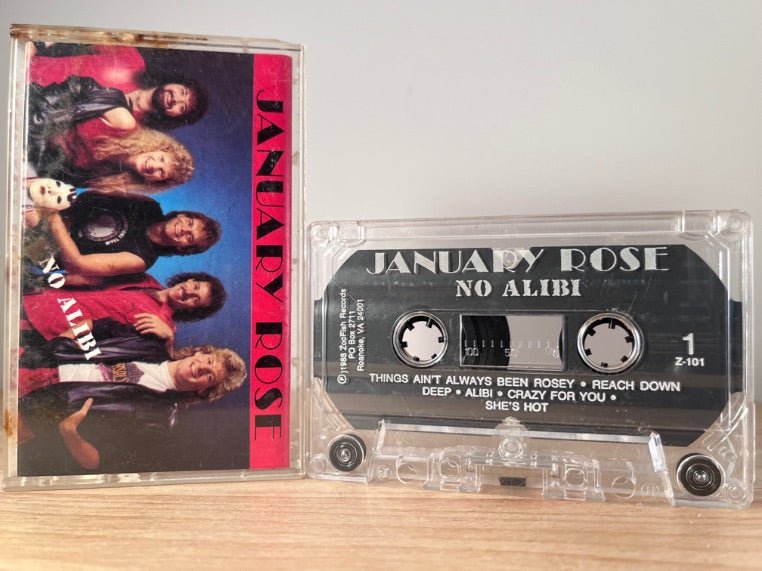 JANUARY ROSE - no alibi - CASSETTE TAPE