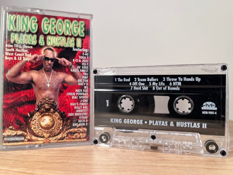 KING GEORGE - playas & hustlas 2 - CASSETTE TAPE