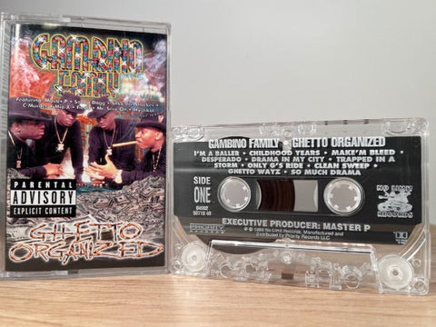 GAMBINO FAMILY - ghetto organized - CASSETTE TAPE
