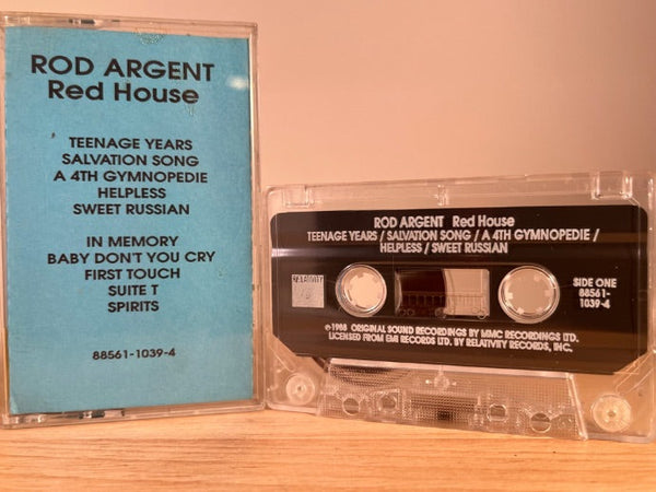 ROD ARGENT - Red House - CASSETTE TAPE – TAPEHEAD CITY