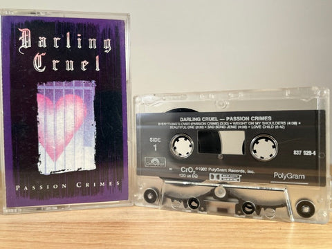 DARLING CRUEL - passion crimes - CASSETTE TAPE