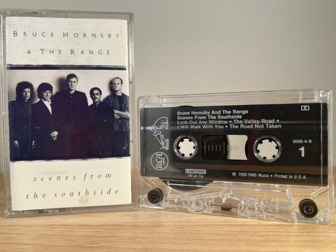BRUCE HORNSBY & THE RANGE - scenes from the Southside - CASSETTE TAPE