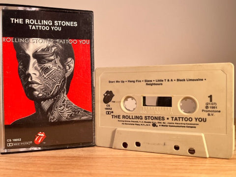THE ROLLING STONES - tattoo you - CASSETTE TAPE