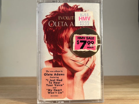 OLETA ADAMS - evolution - BRAND NEW SEALED CASSETTE TAPE