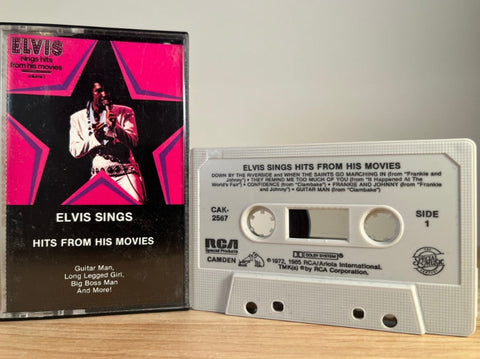 ELVIS PRESLEY - hits from his movies - CASSETTE TAPE