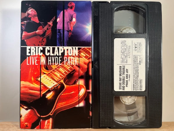 ERIC CLAPTON - live in Hyde park - VHS – TAPEHEAD CITY