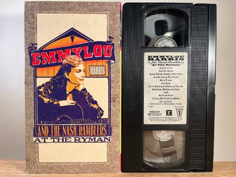 EMMYLOU HARRIS AND THE NASH RAMBLERS - at the ryman - VHS