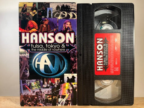 HANSON - tulsa, tokyo & the middle of nowhere- VHS