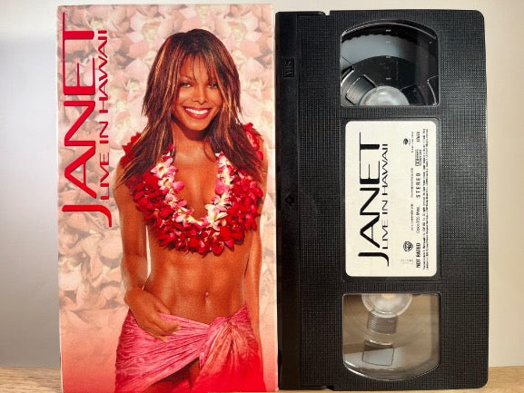 JANET - live in hawaii - VHS – TAPEHEAD CITY