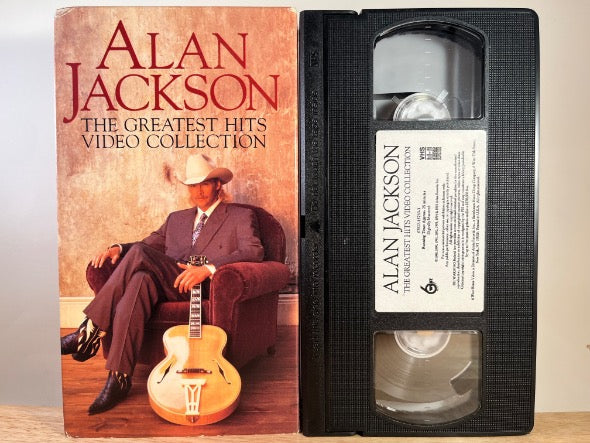 ALAN JACKSON - the greatest hits video collection - VHS – TAPEHEAD