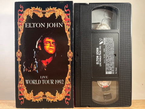 ELTON JOHN - live world tour 1992 - VHS