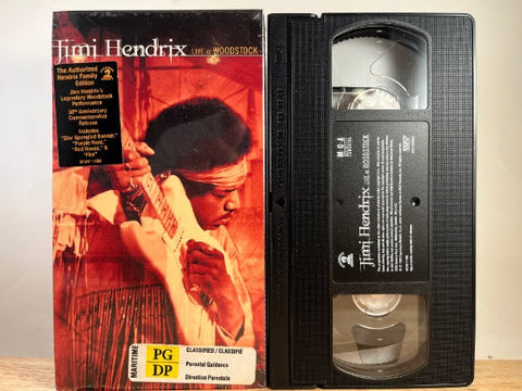 JIMI HENDRIX - live in woodstock - VHS