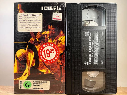 JIMI HENDRIX BAND OF GYPSY - live at the filmore east - VHS