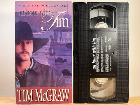 TIM MCGRAW - an hour with tim - VHS