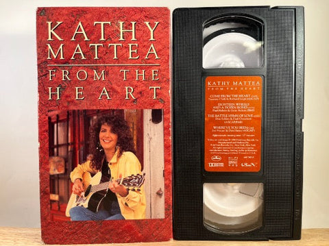 KATHY MATTEA - from the hear - VHS