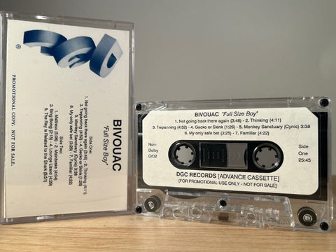 BIVOUAC - full size boy - CASSETTE TAPE