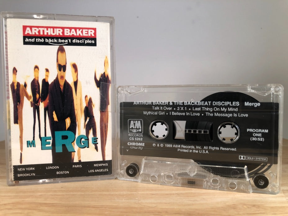 ARTHUR BAKER - and the backbeat disciples - CASSETTE TAPE