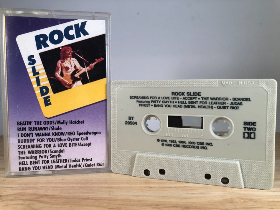 ROCK SLIDE - various artists - CASSETTE TAPE