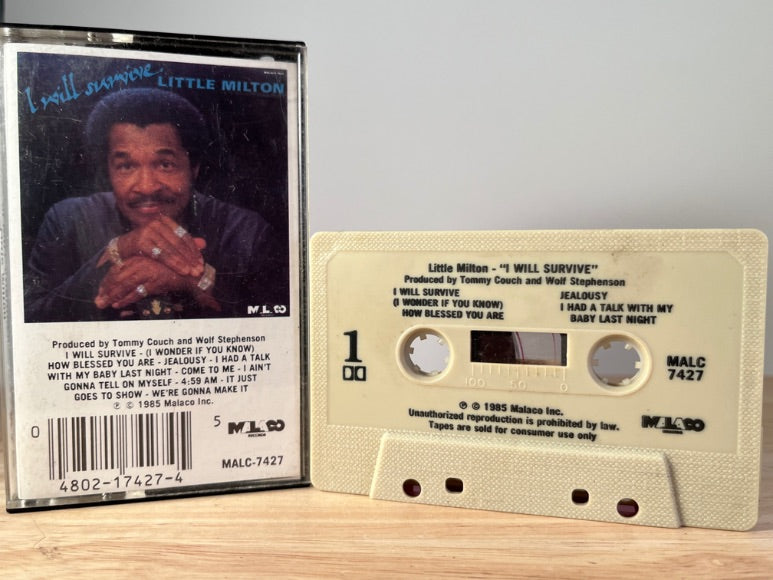 LITTLE MILTON - I will survive - CASSETTE TAPE