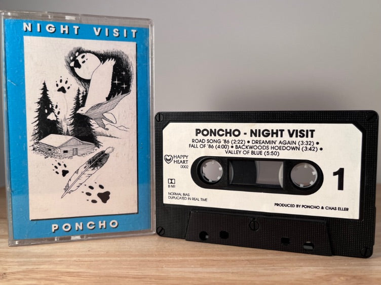 PONCHO - night visit - CASSETTE TAPE