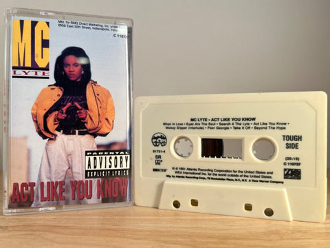 MC LYTE - act like you know - CASSETTE TAPE