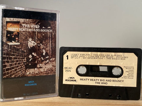 THE WHO - meaty Beaty big and bouncy - CASSETTE TAPE