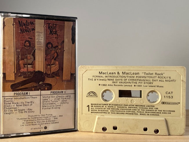 MacLEAN & MacLEAN - toilet rock - CASSETTE TAPE