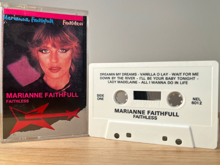 MARIANNE FAITHFULL - faithless - CASSETTE TAPE