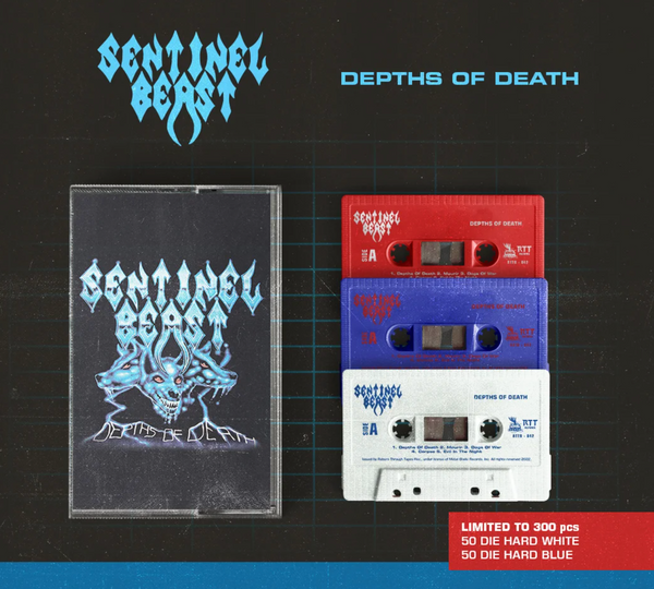 SENTINEL BEAST - Depths Of Death - BRAND NEW CASSETTE TAPE – TAPEHEAD CITY