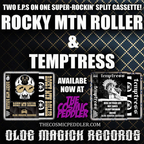 ROCKY MTN ROLLER / TEMPTRESS - split EP - BRAND NEW CASSETTE TAPE