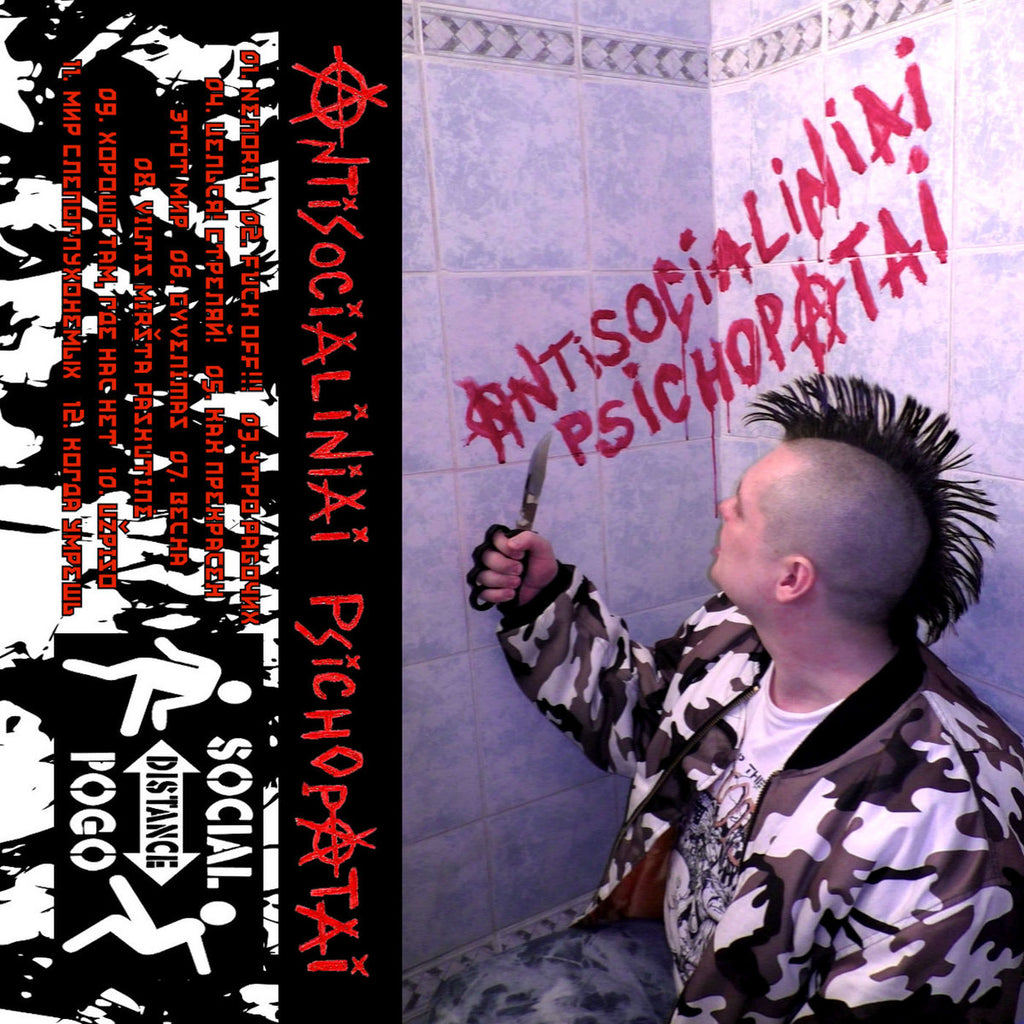 ANTISOCIALALINIAI PSICHOPATAI - s/t - BRAND NEW CASSETTE TAPE