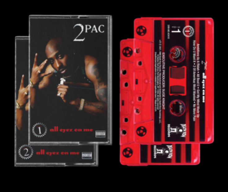 2PAC - All Eyez On Me [reissue] (2 tape set) - BRAND NEW CASSETTE TAPES