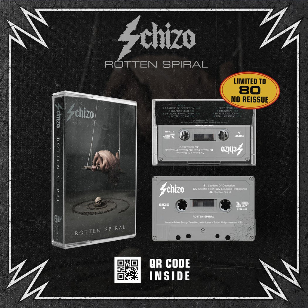 SCHIZO - ROTTEN SPIRAL - BRAND NEW CASSETTE TAPE
