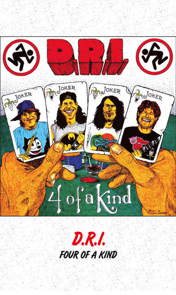「D市」Tetra+CD D.R.I - four of a kind - BRAND NEW CASSETTE TAPE – TAPEHEAD CITY