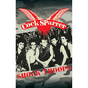 COCK SPARRER - shock troops - BRAND NEW CASSETTE TAPE