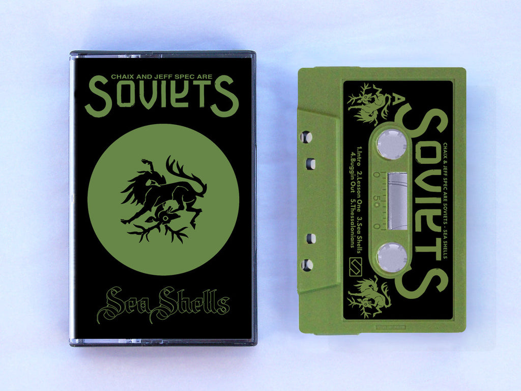 SOVIETS (chair and Jeff Spec) - Sea Shells - BRAND NEW CASSETTE TAPE