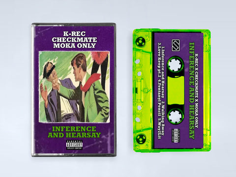 Inference and Hearsay by K-Rec x Checkmate x Moka Only - BRAND NEW CASSETTE TAPE